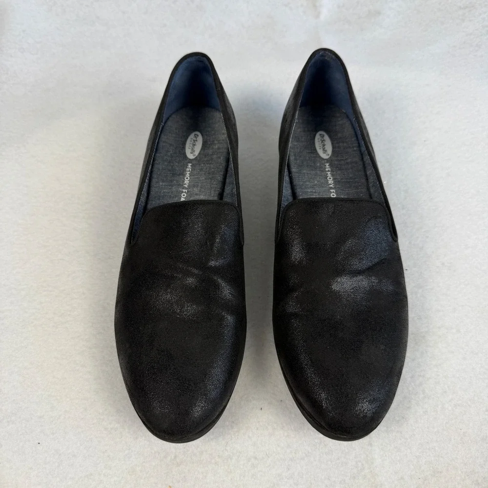 Dr Scholls Black Memory Foam Loafer Shoes Women Size 9M‎ Comfort Slip On Casual